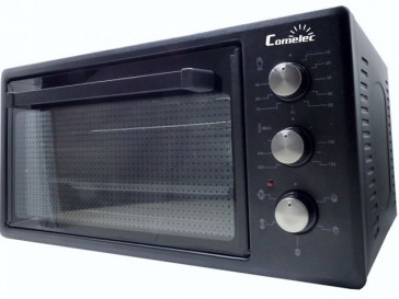 HORNO SOBREMESA LIBRE INSTALACION COMELEC 48L 1300W NEGRO CON GRILL HO4805CRLE