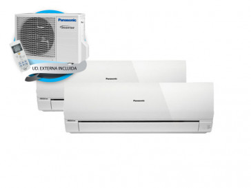 AIRE ACONDICIONADO INVERTER MULTI SPLIT 2X1 KIT-2RE912-RKE PANASONIC
