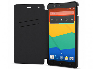 FUNDA ORIGINAL TIPO LIBRE AQUARIS E6 BQ