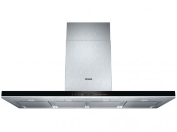 CAMPANA SIEMENS DECORATIVA PARED 120CM INOX HALOGENA LC21BA582