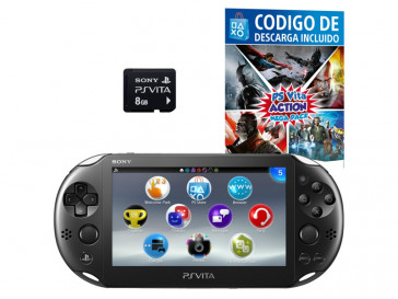TARJETA PS VITA 8GB  MEGAPACK ACTION + 5 JUEGOS SONY