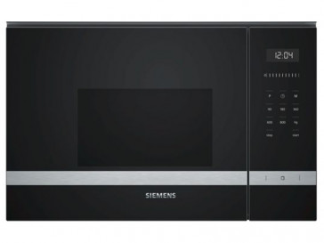 MICROONDAS INTEGRABLE SIEMENS 20L NEGRO/INOX BF525LMS0