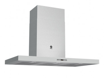 CAMPANA BALAY DECORATIVA PARED 90CM CRISTAL GRIS LED 3BC897GC
