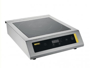 COCINA INDUSTRIAL VITROCERAMICA DE INDUCCION 2 ZONAS DE COCCION BUFFALO CP799