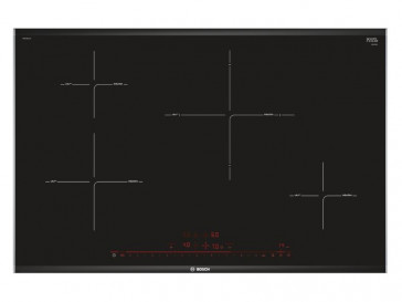 PLACA DE INDUCCION BOSCH PIE875DC1E 80CM 4 ZONAS DE COCION MARCO BISELADO
