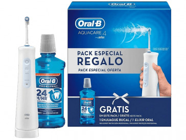 IRRIGADOR DENTAL ORAL-B AQUACARE 4 BRAUN + COLUTORIO