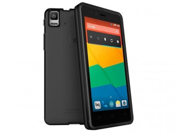 FUNDA ORIGINAL TPU AQUARIS E5 4G NEGRA BQ