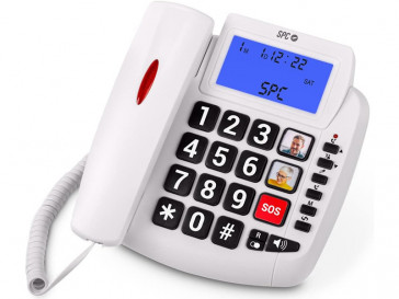 TELEFONO DECT COMFORT VOLUME 2 3296B (W) SPC TELECOM