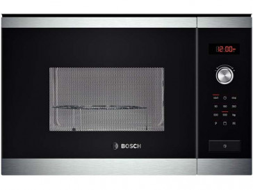 MICROONDAS INTEGRABLE BOSCH 25L 900W NEGRO/INOX CON GRILL HMT84G654