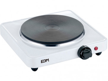 COCINA ELECTRICA BLANCA 1 FUEGO 1500W 07662 EDM