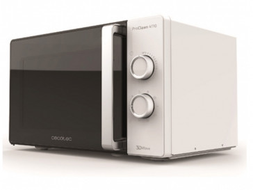 MICROONDAS LIBRE INSTALACION CECOTEC 23L 700W CON GRILL BLANCO PROCLEAN 4110