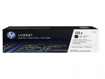 PACK 2 CARTUCHOS TONER NEGRO (CF210XD) HP