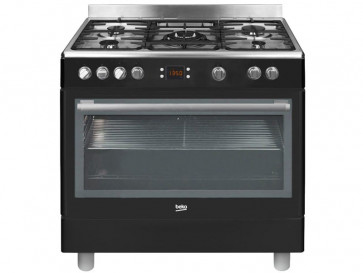 COCINA BEKO 5 QUEMADORES ENCIMERA A GAS BUTANO Y HORNO ELECTRICO GM 15310 DB