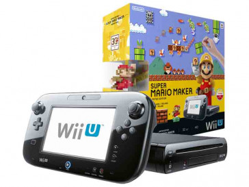 CONSOLA WII U PREMIUM PACK + SUPER MARIO MAKER + AMIIBO