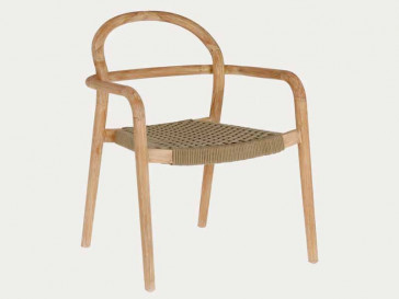 SILLA APILABLE SHERYL EUCALIPTO MACIZO Y CUERDA CC5078J12-1/1