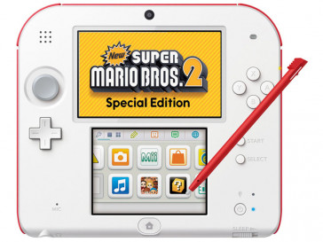 CONSOLA 2DS BLANCA/ROJA + NEW SUPER MARIO BROS 2 NINTENDO