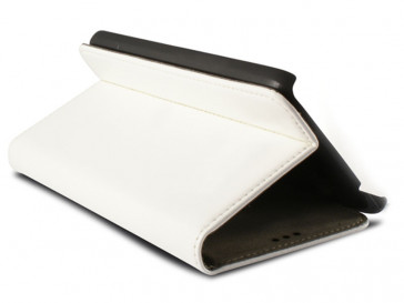 FUNDA FOLIO CON CIERRE MAGNETICO PARA GALAXY GRAND NEO STANDING BLANCA B8528FU20B KSIX
