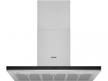 CAMPANA SIEMENS DECORATIVA PARED 90CM METALICA LED LC91BUV50