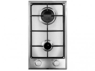 PLACA DE COCINA BEKO HDCG 32220 FX GAS NATURAL 30CM 2 QUEMADORES