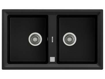 FREGADERO STONE 90 B-TG 2C AUTO REVERSIBLE 115260008 CARBON TEKA