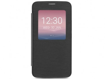 FUNDA FLIP COVER WINDOW IDOL 3 (4.7) GRIS ALCATEL