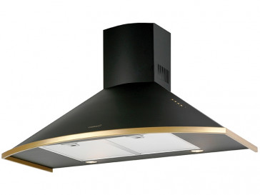 CAMPANA CATA DECORATIVA PARED 60CM NEGRA HALOGENA CERES CLASICA BK 600 02173403