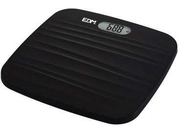 BASCULA BAÑO BASE RUGOSA NEGRA 07603 EDM