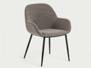 SILLA KONNA GRIS Y ACERO CC0934PK03AFR-1/1 KAVEHOME