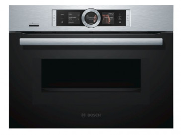 HORNO MULTIFUNCION COMPACTO PIROLITICO CON MICROONDAS BOSCH CNG6764S6