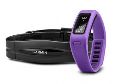 PULSERA VIVOFIT + PULSOMETRO PURPURA GARMIN