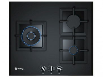 PLACA CRISTAL-GAS BALAY 3ETG663HB GAS BUTANO 60CM 3 QUEMADORES