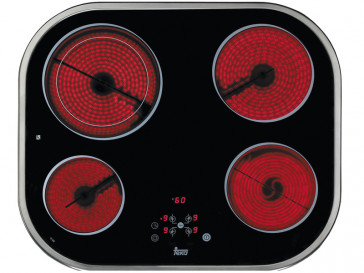 PLACA VITROCERAMICA TEKA TC-620 4 ZONAS DE COCCION MARCO INOXIDABLE