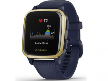 RELOJ INTELIGENTE VENU SQ MUSIC EDITION AZUL/LIGHT ORO (010-02426-12) GARMIN
