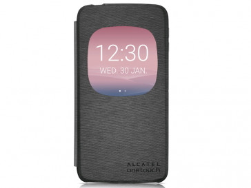 FUNDA FLIP COVER WINDOW IDOL 3 (5.5) GRIS ALCATEL