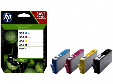 PACK 4 CARTUCHOS TINTA 364 (N9J73AE) HP