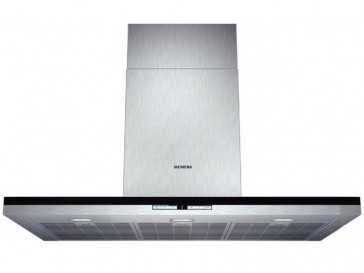 CAMPANA SIEMENS DECORATIVA PARED 90CM INOX LED LC91BE552