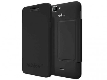 FUNDA CON TAPA RAINBOW 104854 NEGRA WIKO