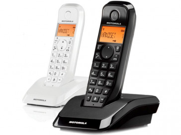 DECT S1202 DUO BLANCO/NEGRO MOTOROLA