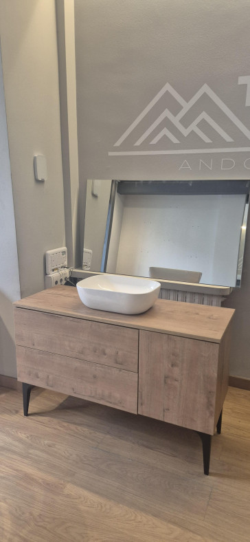 CONJUNTO BAÑO SUSPENDIDO SRP194 + ESPEJO