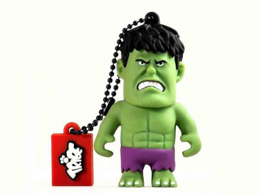 PENDRIVE TRIBE MARVEL HULK 16GB SILVER HT