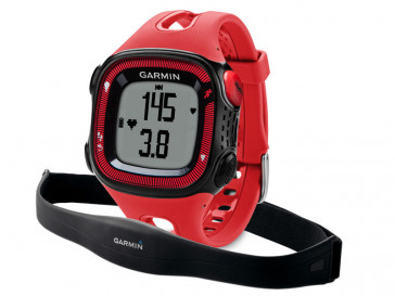 FORERUNNER 15 HR LARGE ROJO/NEGRO GARMIN