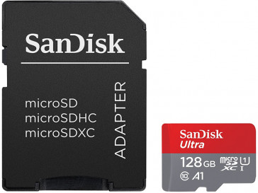 ULTRA MICRO SDXC 128GB + ADAPTADOR (SDSQUAR-128G-GN6MA) SANDISK