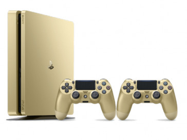CONSOLA PS4 500GB ORO + 2 MANDOS DUAL SHOCK SONY