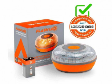 BALIZA GEOLOCALIZABLE V16 HOMOLOGADA DG FL-FLASHLED-SOS FLASH LED