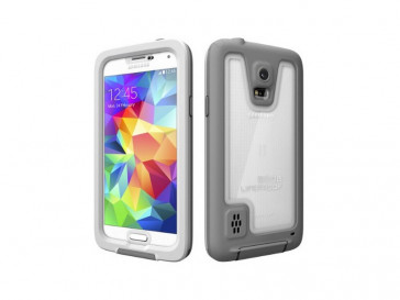 FUNDA FRE GALAXY S5 2403-02 GRIS/BLANCO LIFEPROOF