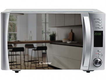 MICROONDAS LIBRE INSTALACION CANDY 25L 900W PLATA CON GRILL CMXG25GDSS
