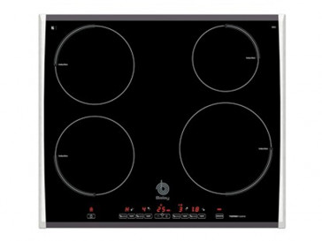 PLACA DE INDUCCION BALAY 3EF920F 60CM 4 ZONAS DE COCCION MARCO BISELADO PERFIL