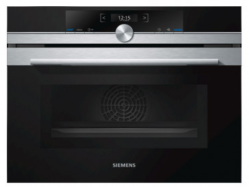HORNO MULTIFUNCION COMPACTO CON MICROONDAS SIEMENS CM633GBS1