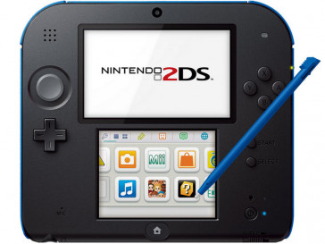 CONSOLA 2DS NEGRO/AZUL 2202350 NINTENDO