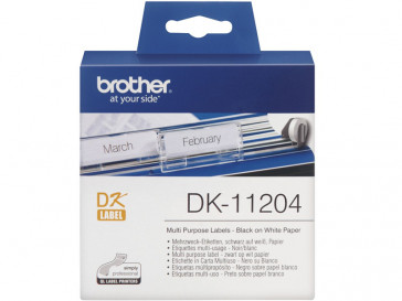 ETIQUETAS PRECORTADAS MULTIPROPOSITO DK11204 BROTHER